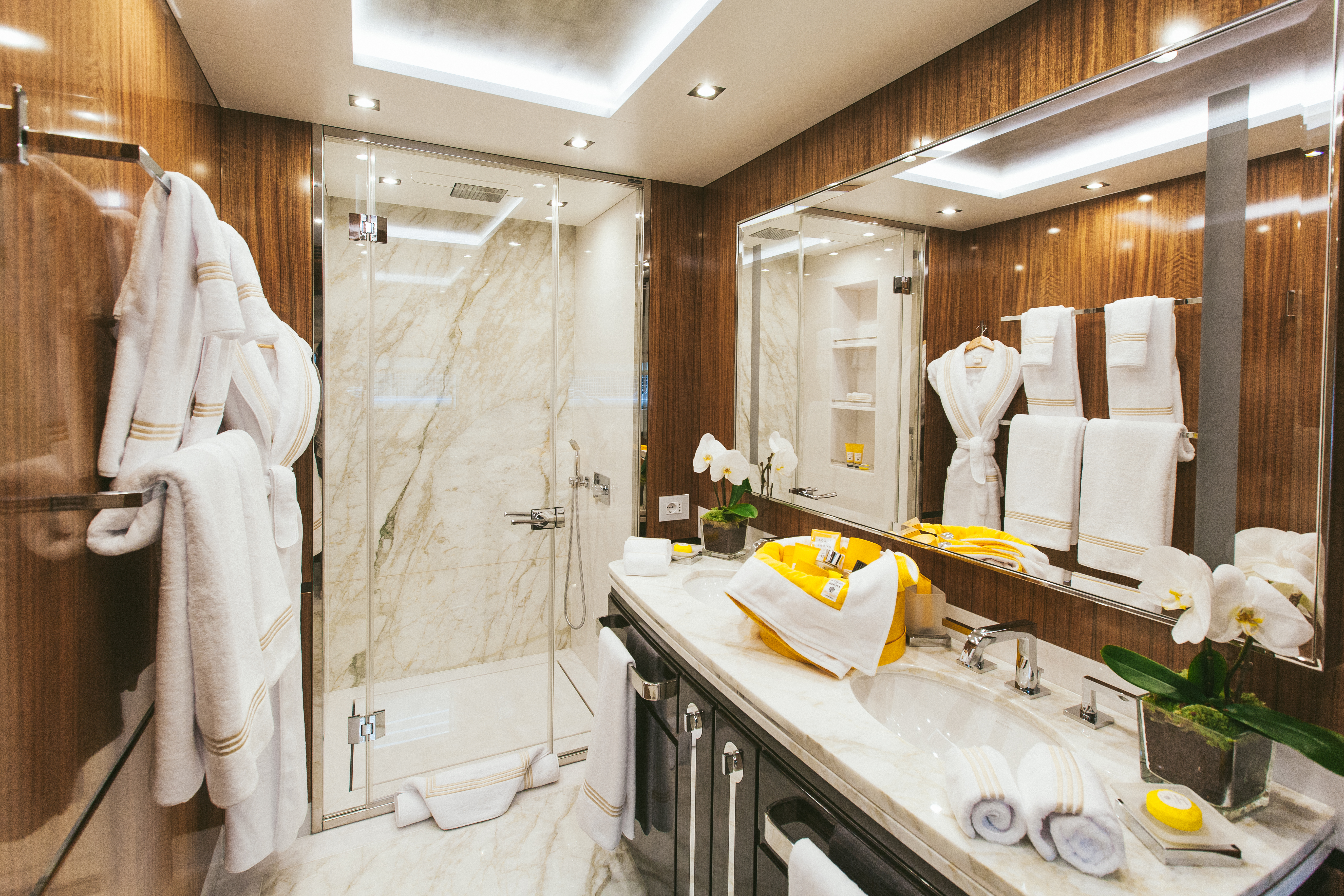 Yacht Badezimmer exklusiv